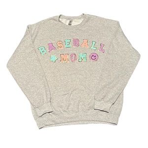 S-XL Baseball Mom sweatshirt